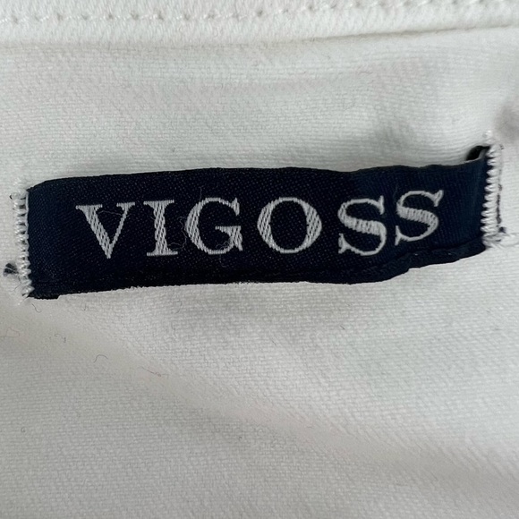 Vigoss White Jean Jacket Size Small Women's - Picture 2 of 5